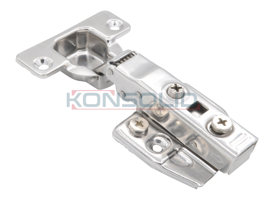 Soft-closing hinge, st. st, 3D