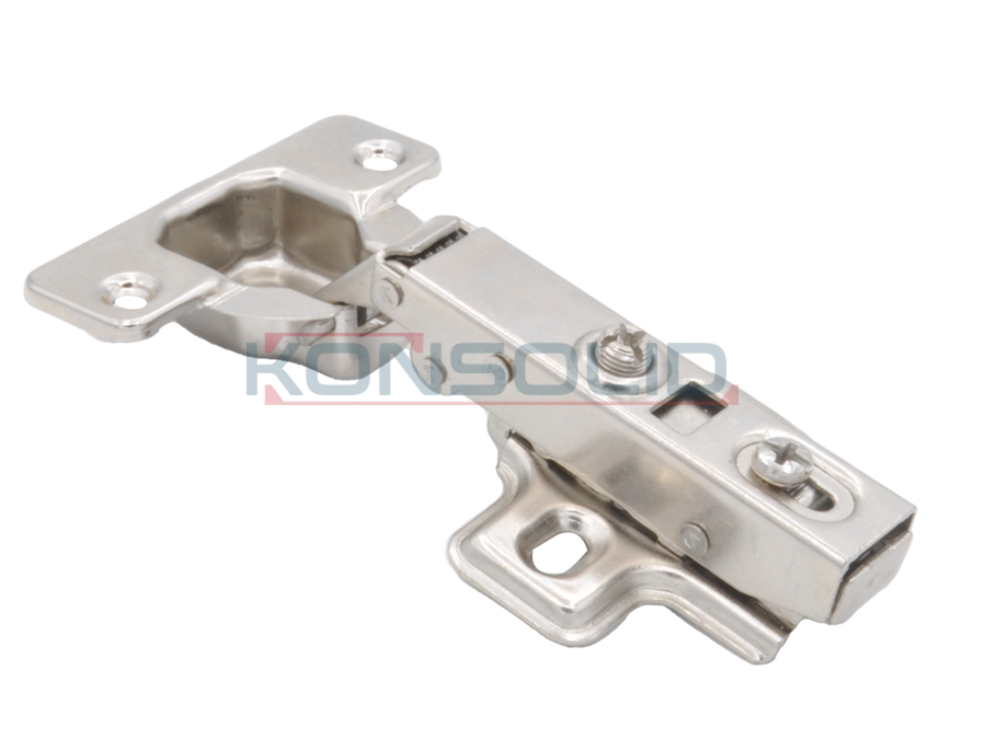 Soft closing hinge (steel clip,long cylinder)