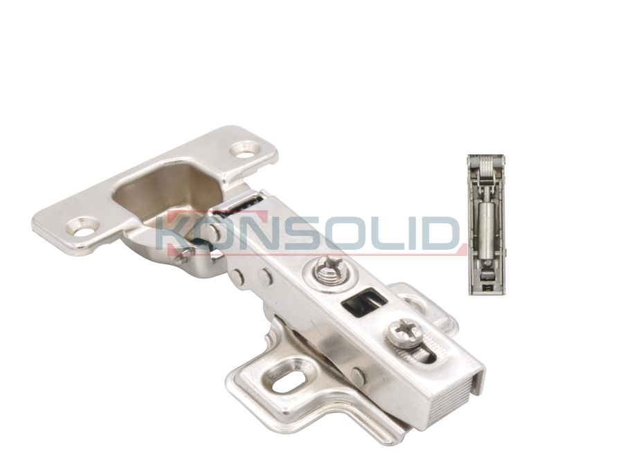 Soft-closing hinge (zamak clip, long cylind)