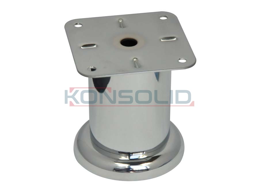 Steel foot, D50, adjustable