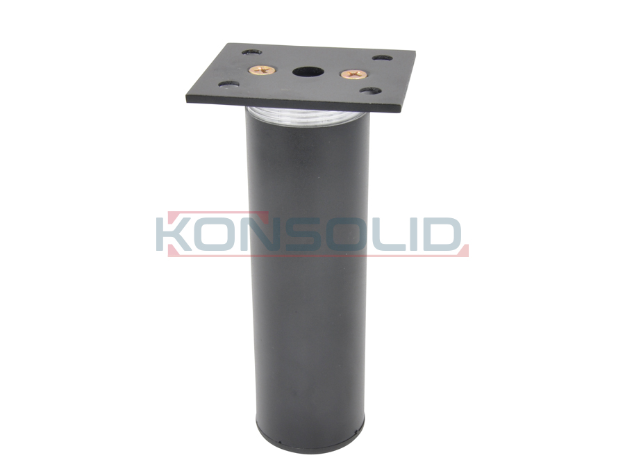 Adjustable aluminium leg