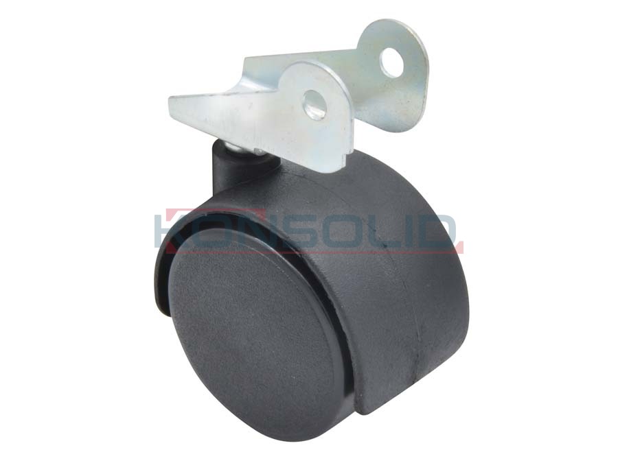 Castor, w/ U-canal, without brake