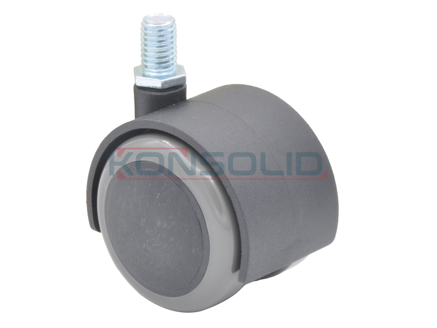 Castor PU, w/ thread, without brake