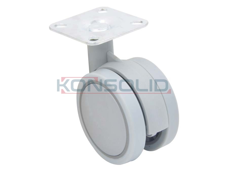 Plastic castor,without brake