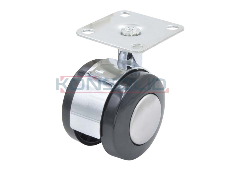 Rueda, con placa, sin soporte