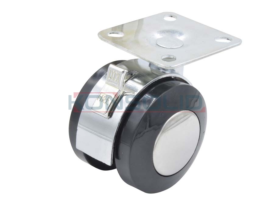 Rueda, con placa, con soporte