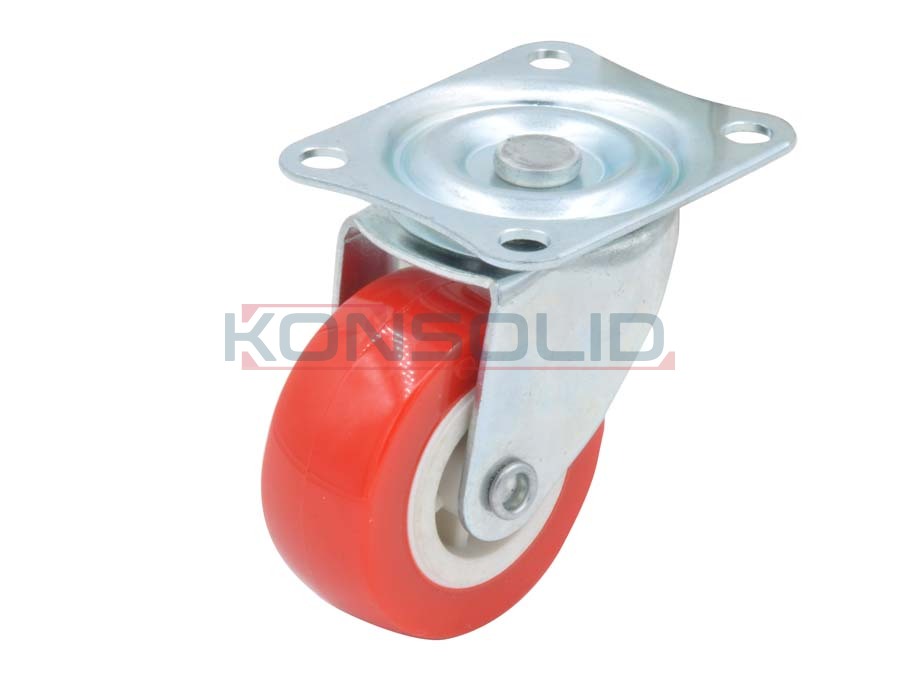 Rueda, con placa, con soporte