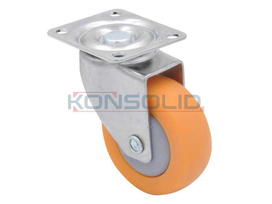 Rueda de acero, con placa