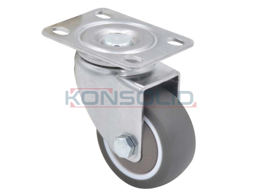 Rueda de acero, con placa