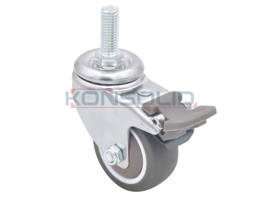 Rueda, con rosca, con soporte