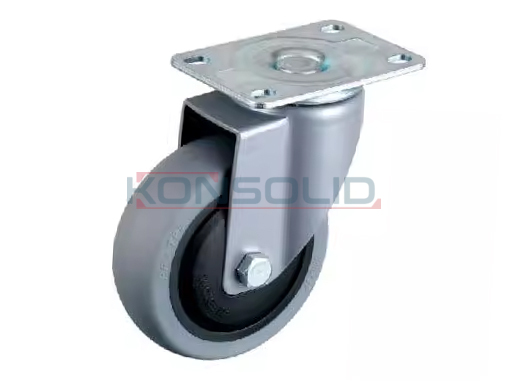 Rueda de acero, con placa