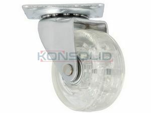 Castor, w/ plate, without brake