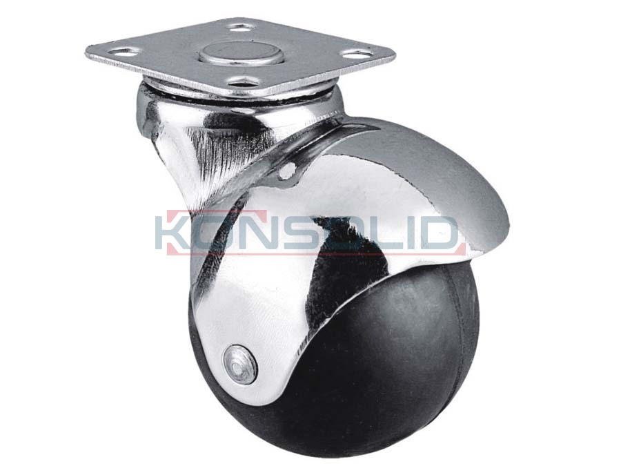 Rueda, con placa, sin soporte