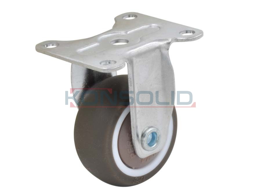 Steel castor,
