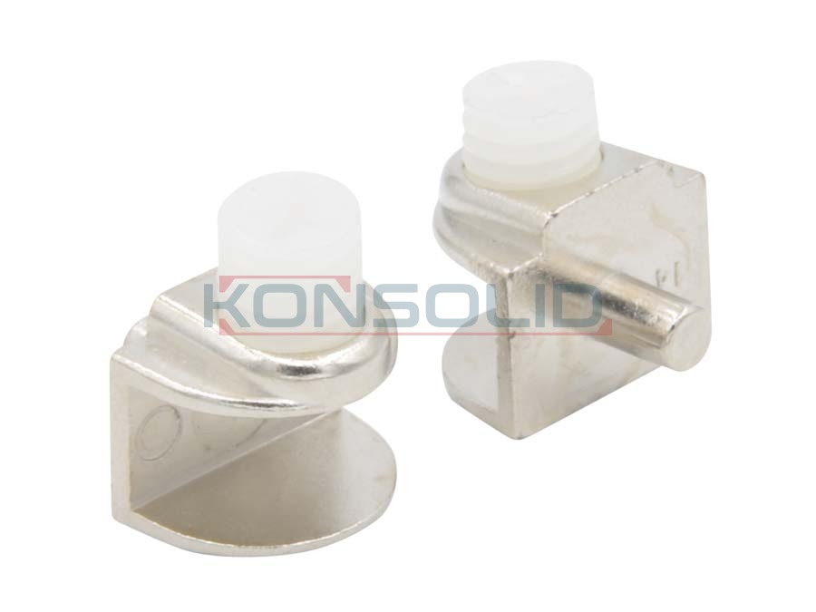 Shelf support with dowel