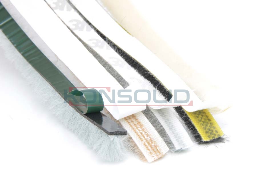 Pile weather strip (adhesive)