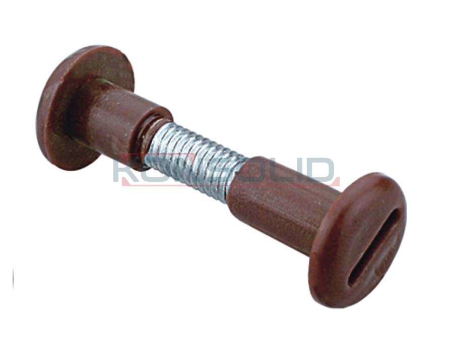 Plastic mini mounting screw, M4