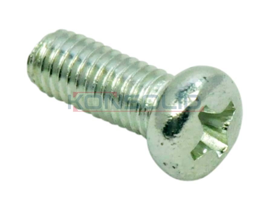 Bolt with round flat head ~DIN7985
