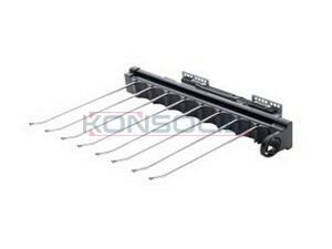 Clothes hanger with sliders