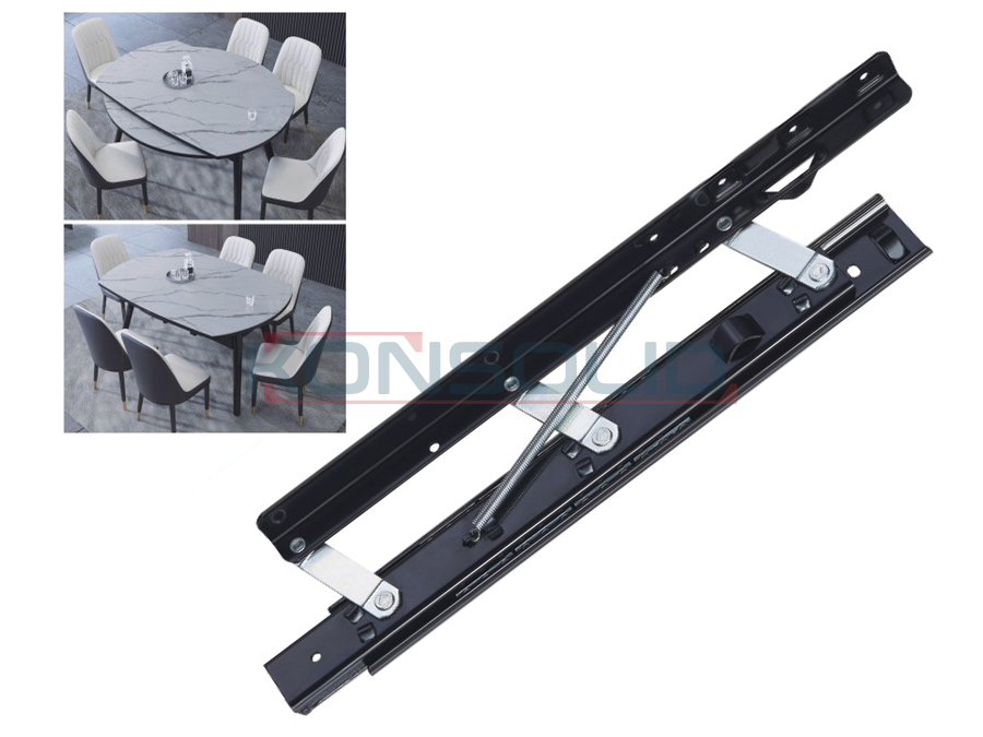 Single extension table mechanism,spring