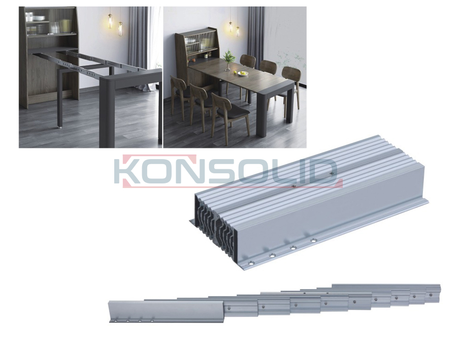 Extending table runners for no frame table