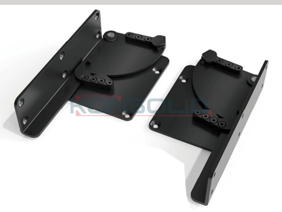 Pull out table hinge