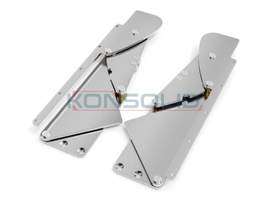 Pull out table hinge (downward)