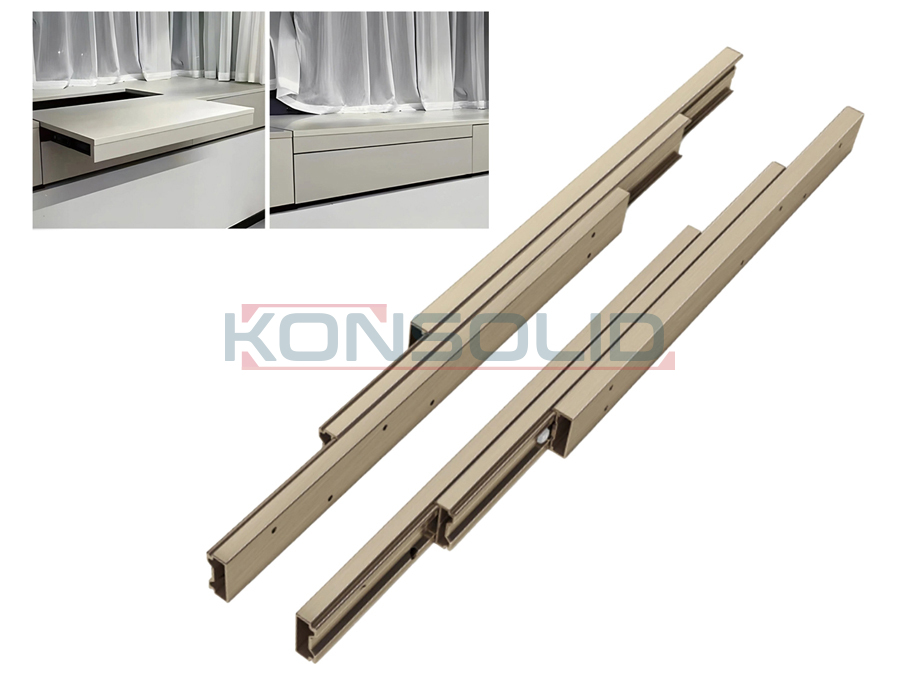 Mecanismo para mesa extraíble