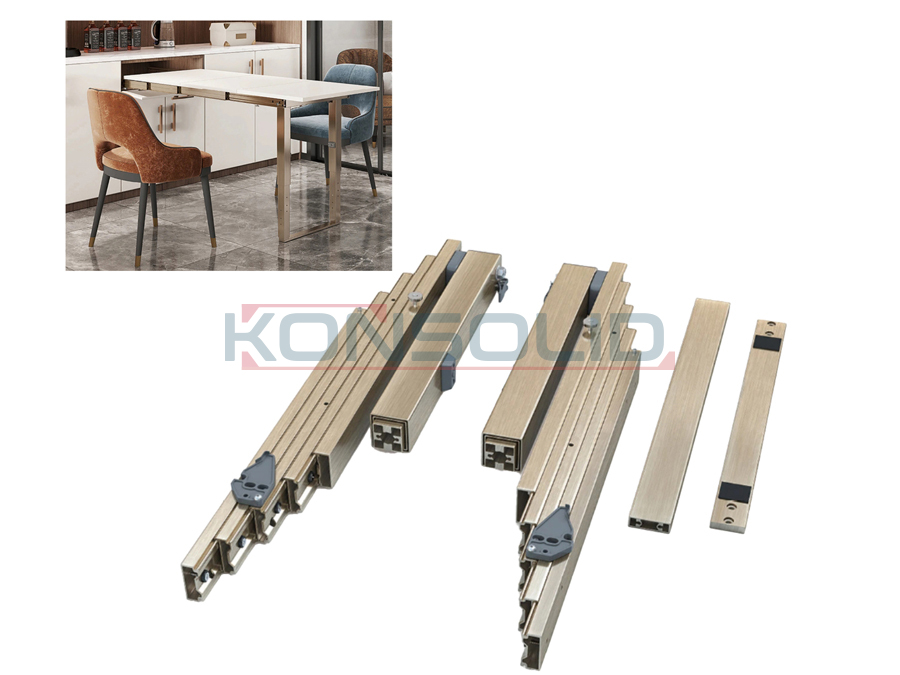 Mecanismo para mesa extraíble