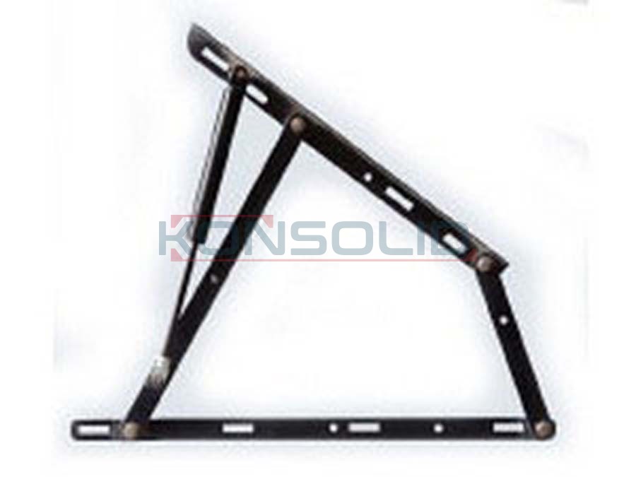 Bracket with gas strut