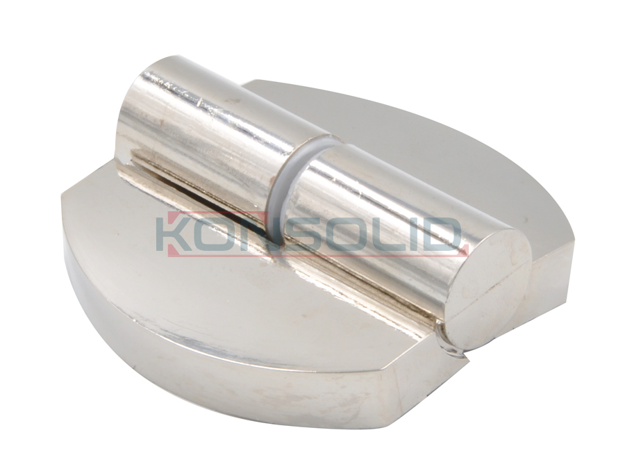 Door hinge for washroom, zinc