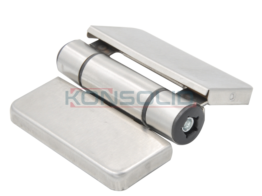 Door hinge for washroom with spring, SS