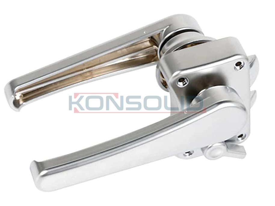 Washroom door handle lock