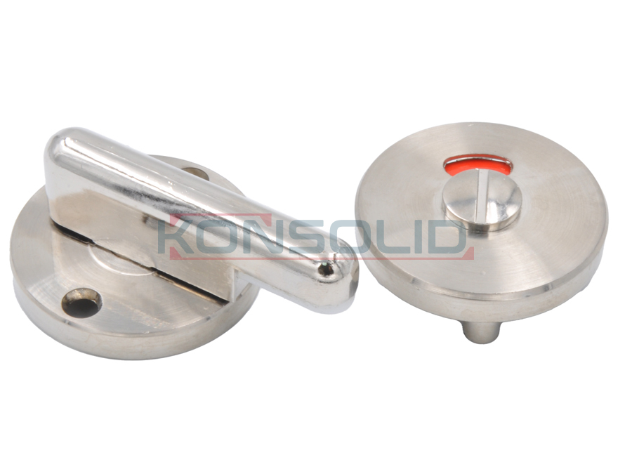 Washroom door handle lock (zinc)