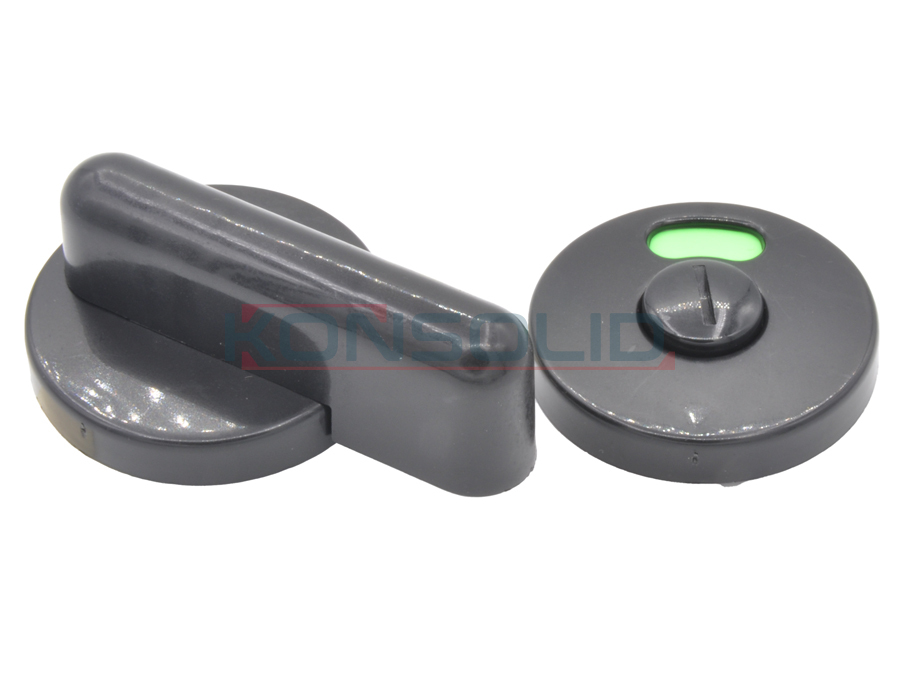 Washroom door handle lock