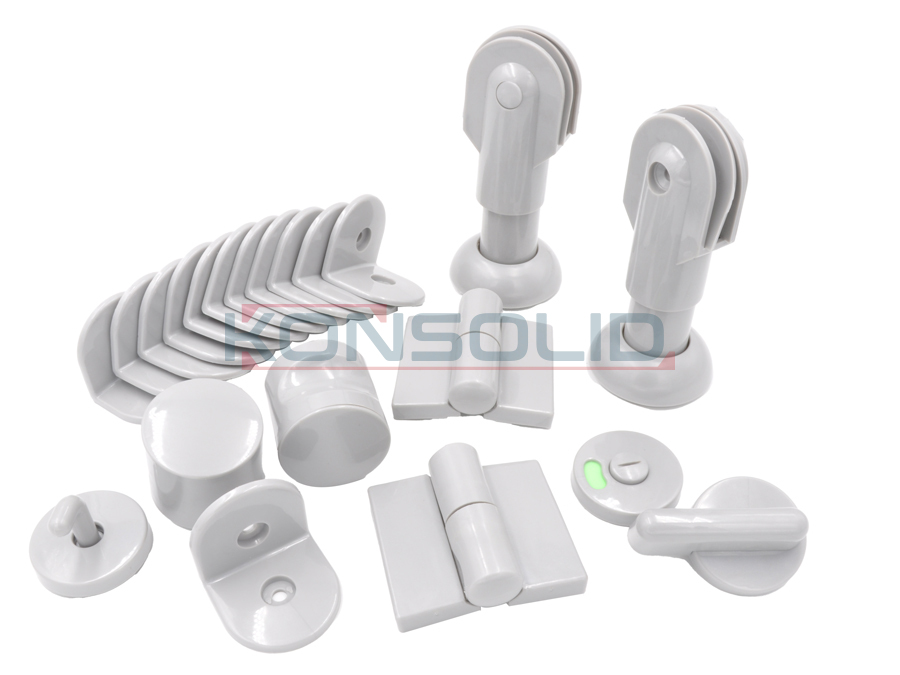 Washroom accessories, set