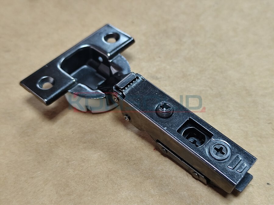 Soft-closing hinge,steel clip, 3D