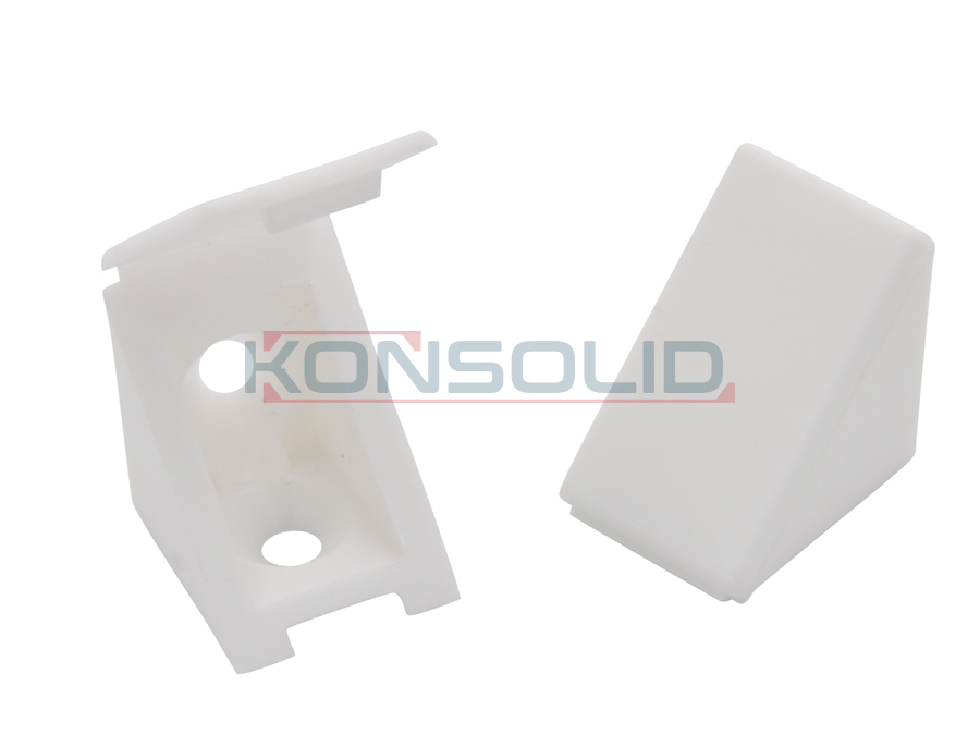 Connecting corner, plastic