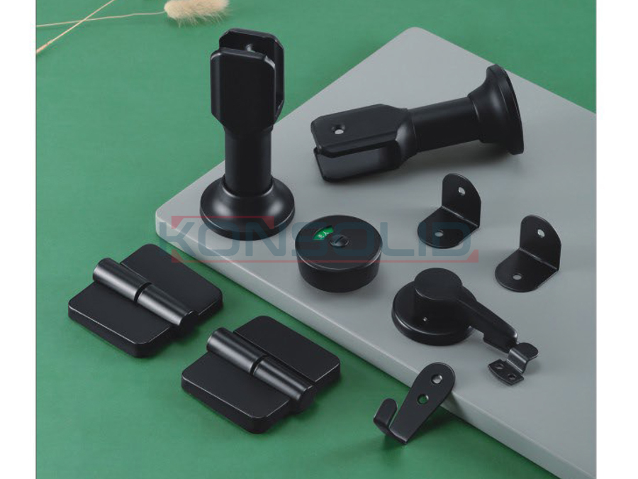 Washroom accessories, set